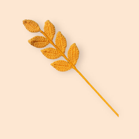 Crochet leaves