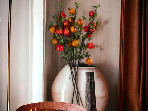 Artificial fruit branch/ Pomegranate